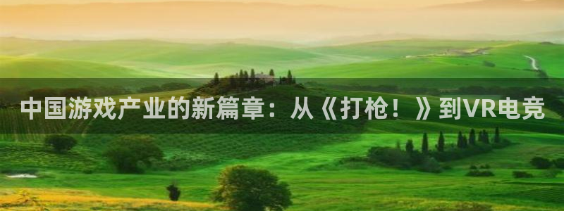 沐鸣2官网网址：中国游戏产业的新篇章：从《打枪！》到VR电竞